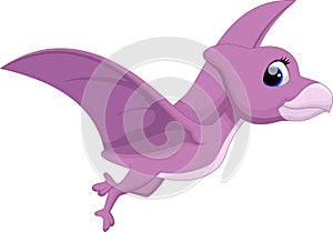 Cute pterodactyl cartoon