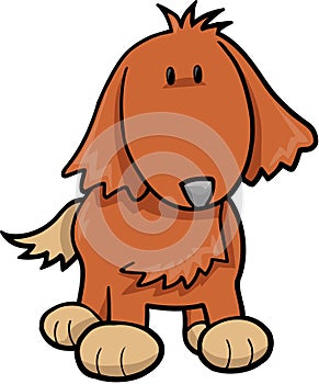 Cute Puppy Dog Vector