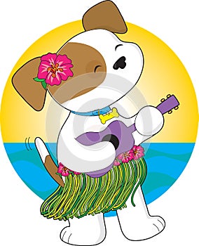 Cute Puppy Hawaii photo