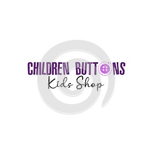 Logo for Kids shop Buttons photo