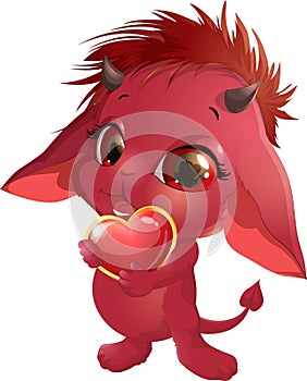 Cute red devil