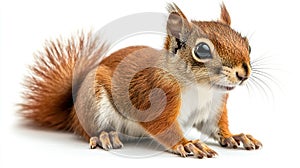 Cute Red Squirrel Portrait
