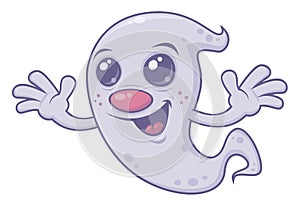 Cute Retro Ghost