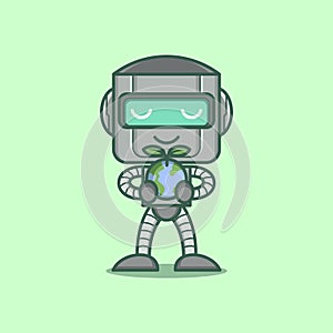 cute robot gogreen