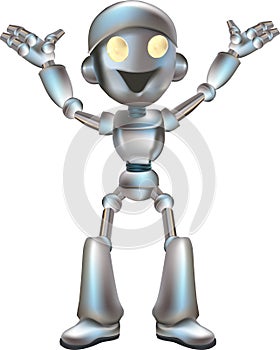 Cute robot illustration