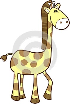 Cute safari Giraffe