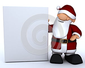 Cute Santa Claus Charicature