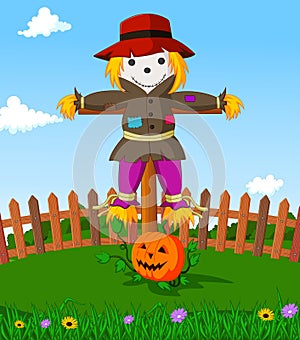 Cute Scarecrow cartoon
