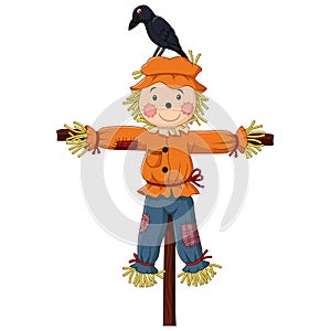 Cute Scarecrow cartoon photo