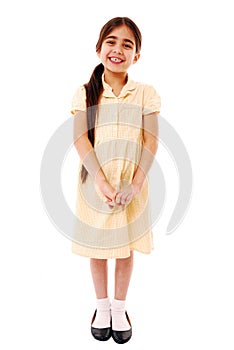 Cute schoolgirl