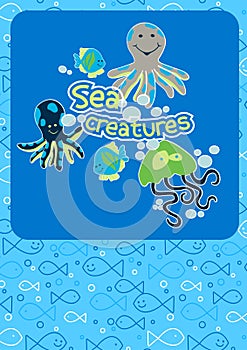 Cute sea creatures.