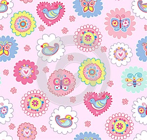 Cute seamless pattern for children fashion or products