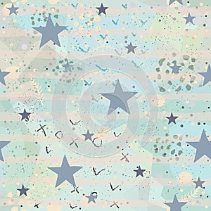 Cute Seamless Star Pattern