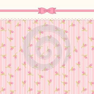 Cute shabby chic floral background for your decoration