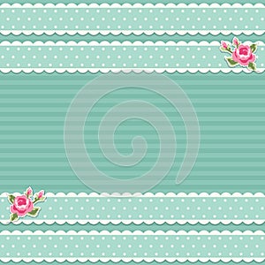 Cute shabby chic floral background for your decoration