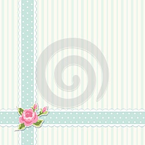 Cute shabby chic floral background for your decoration