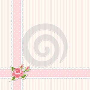 Cute shabby chic floral background for your decoration