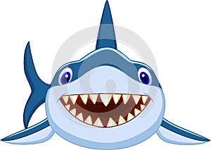 Cute shark cartoon