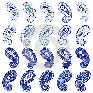 Cute and simple paisley material collection,