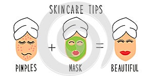 Cute and simple skincare tips for pimples treatment