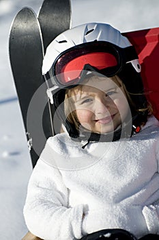 Cute skier