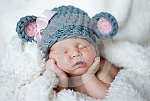 Cute sleeping baby