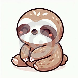 cute sloth art
