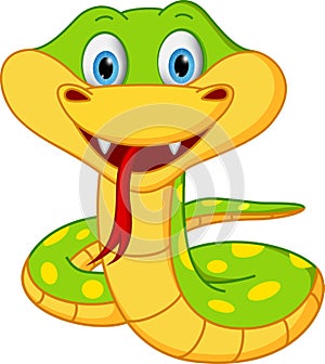 Cute snake cartoon