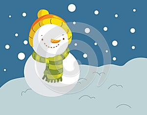 Cute snowman