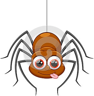 Cute spider cartoon