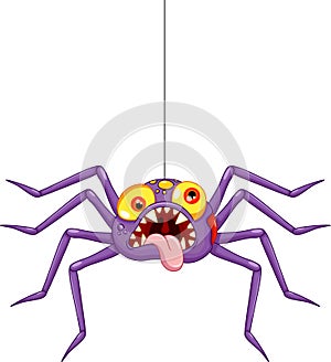 Cute spider cartoon