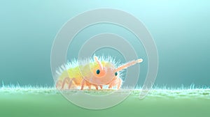 A Cute Springtail Insect Macro
