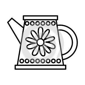 Cute sprinkler garden icon