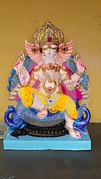 Cute statue of Lord Ganesha