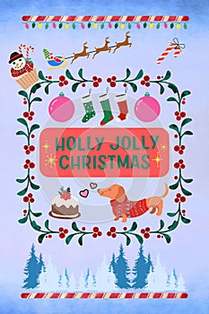 Happy season of holidays cordial Christmas greetings