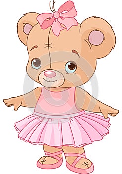 Cute Teddy Bear Ballerina photo