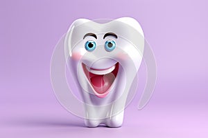 Cute teeth character animated, cartoon style, animated expressions, quirky expressions, playful expressions, medicine