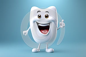 Cute teeth character animated, cartoon style, animated expressions, quirky expressions, playful expressions, medicine