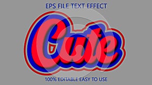 Cute text effect Jpeg file digital download