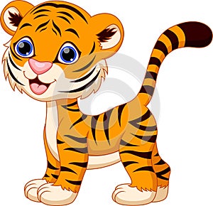 Cute tiger cartoon