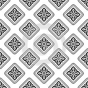 Cute tile pattern vector
