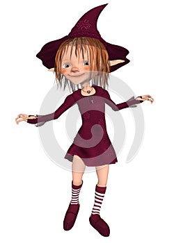 Cute toon fairytale figure