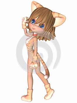 Cute Toon Figure - Kitty