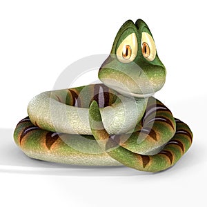 Cute Toon Snake #01