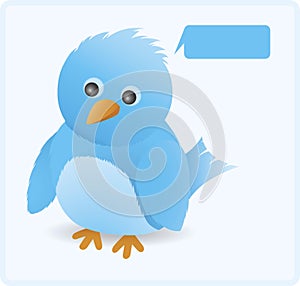 Cute twitter bird