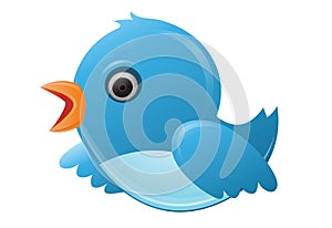 Cute twitter bird