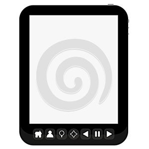 Cute Version of a Tablet PC Pad blank screen