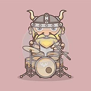cute viking drum