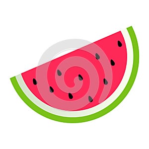 Cute of watermelon on cartoon version
