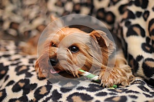 Cute Yorkshire Terrier